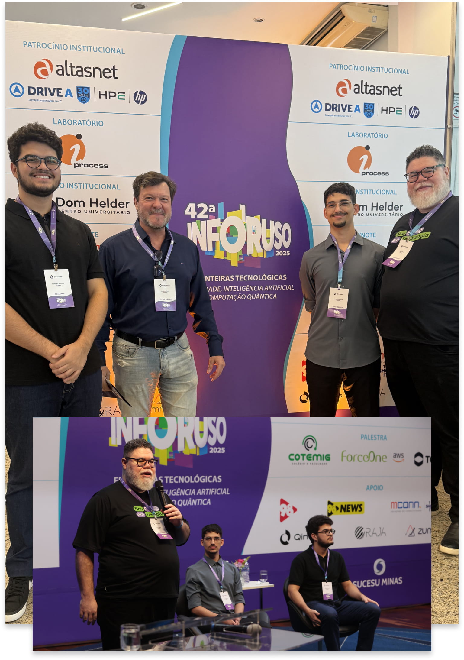 A Quantum BH palestrou no evento Inforuso 2025